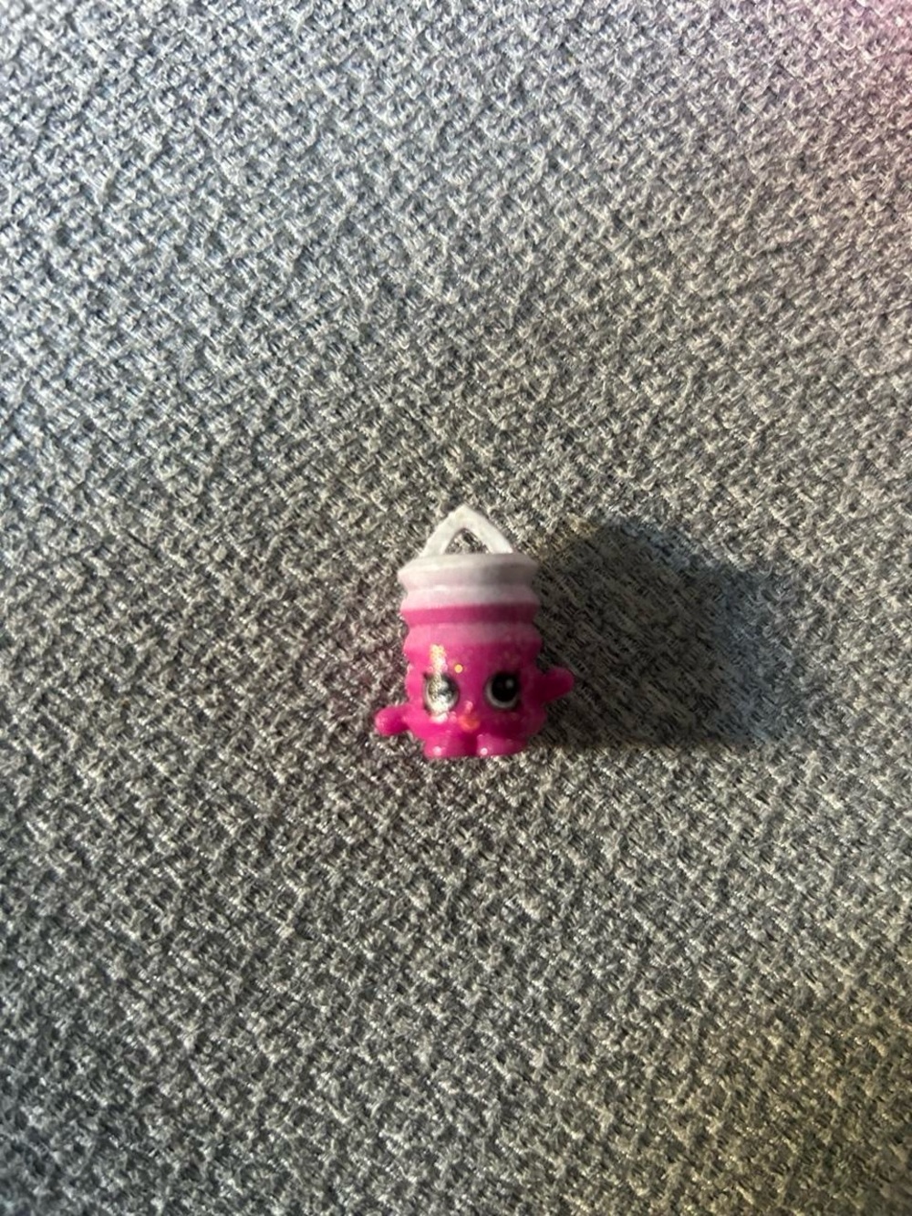 Shopkins Pink and White Drink Charm Figure